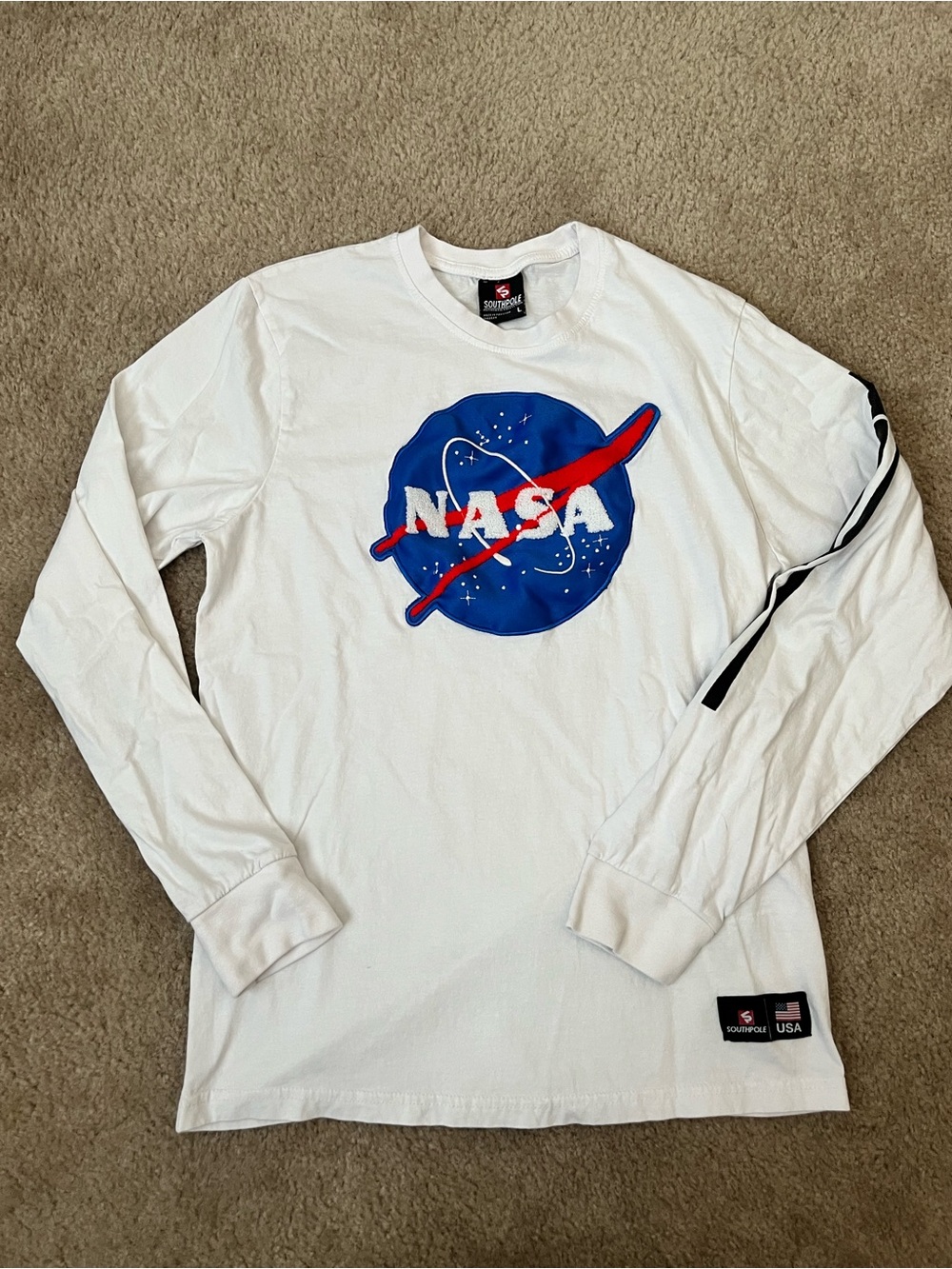 South Pole NASA Long Sleeve Pullover